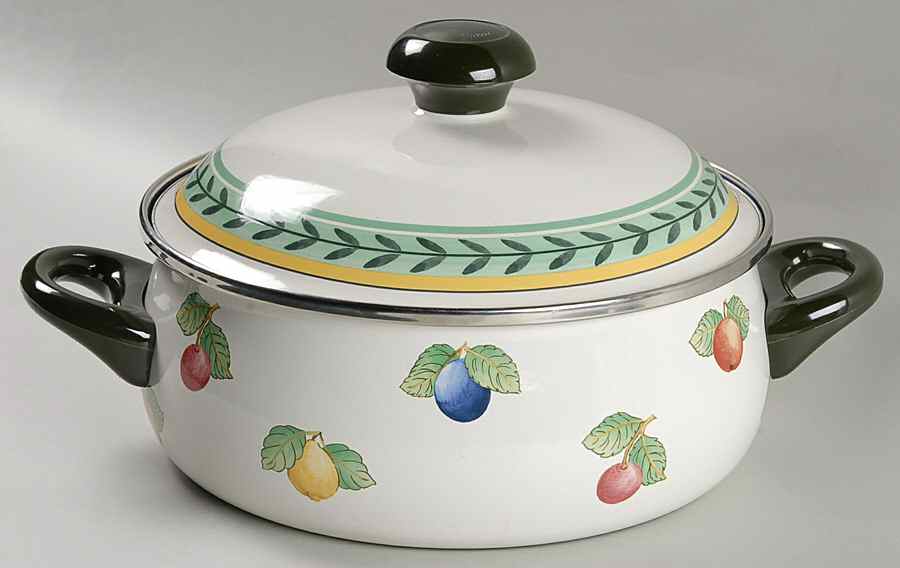 French Garden Fleurence 4 Quart Metal Stew Pot by Villeroy & Boch-1