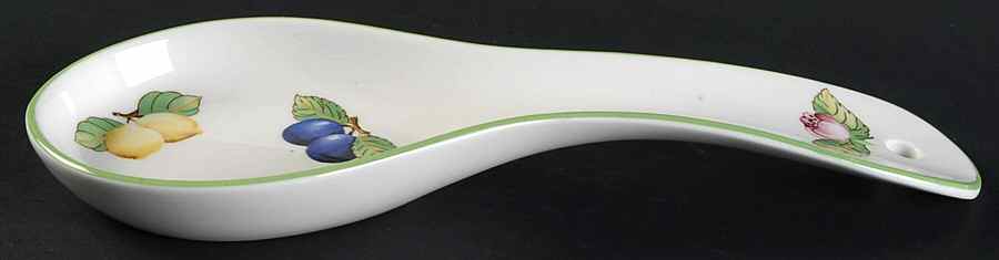 French Garden Fleurence Spoon Rest/Holder (Holds 1 Spoon) by Villeroy & Boch-1