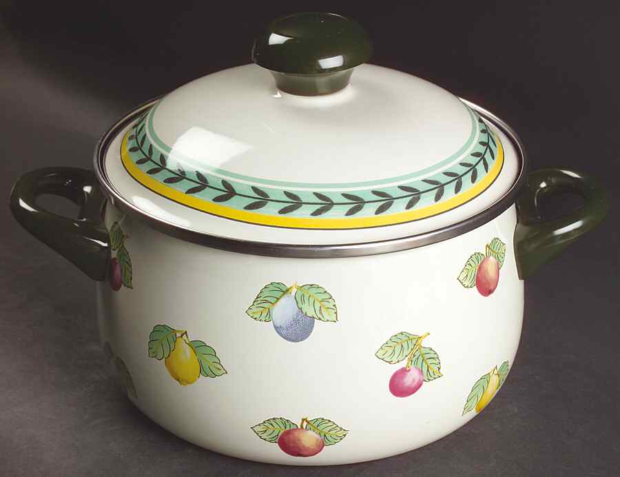 French Garden Fleurence 4 Quart Metal Stew Pot by Villeroy & Boch-1