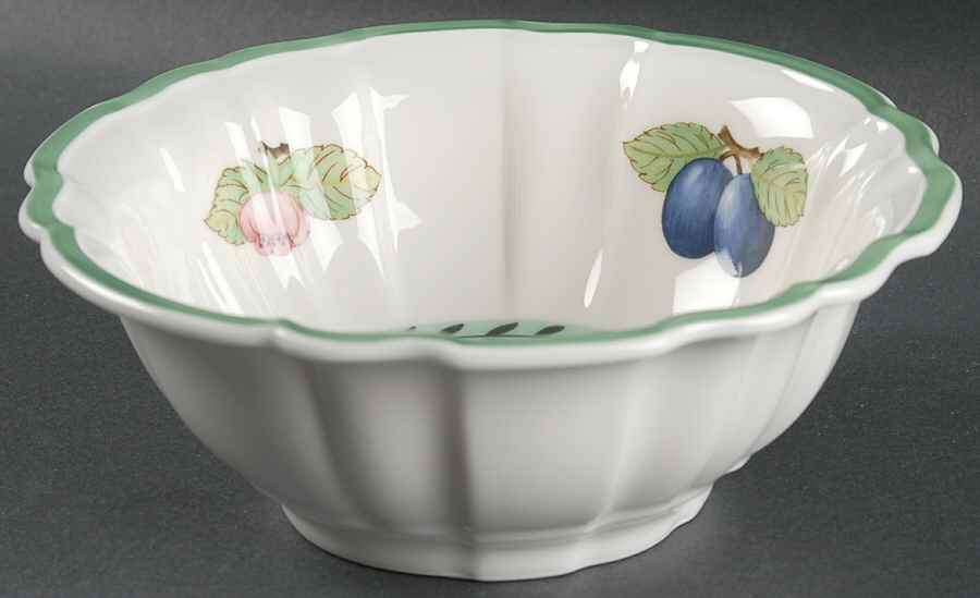French Garden Fleurence 20 Oz Fluted Rice Bowl by Villeroy & Boch-1