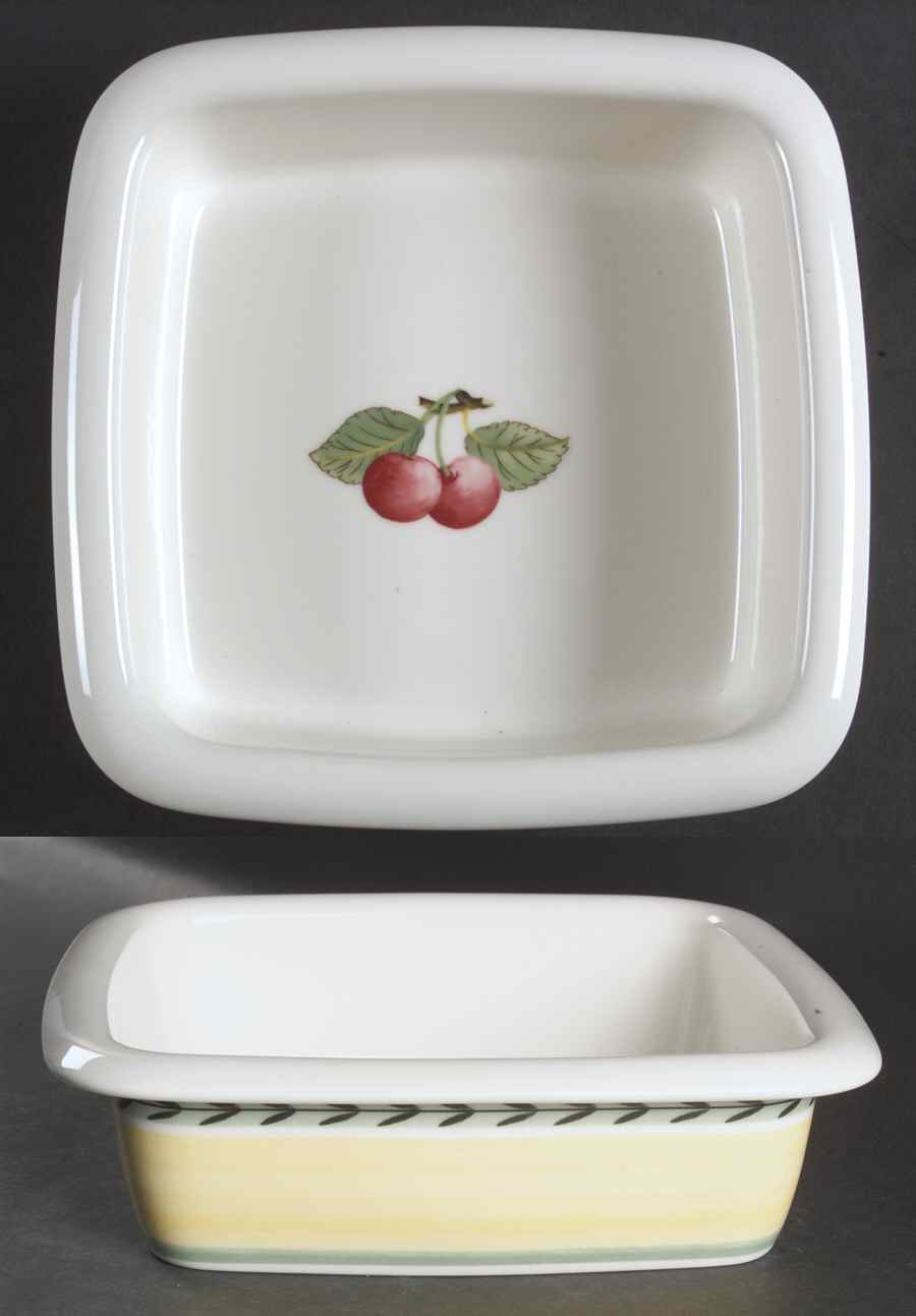 French Garden Fleurence 8" Square Baker by Villeroy & Boch-1