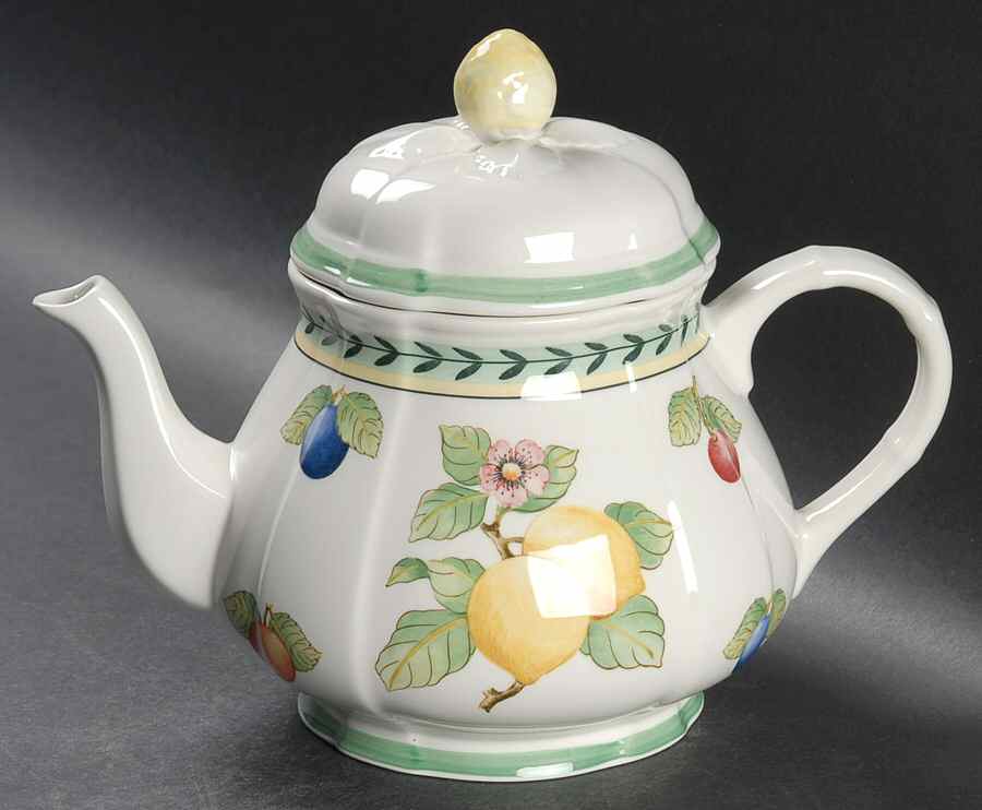 French Garden Fleurence Teapot & Lid by Villeroy & Boch-1