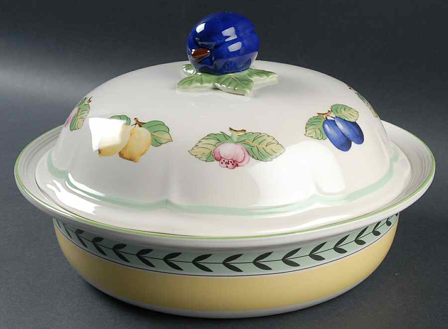 French Garden Fleurence 11" Flat Covered Bowl by Villeroy & Boch-1