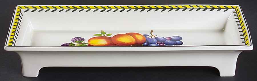 French Garden Fleurence Rectangular Tray by Villeroy & Boch-1