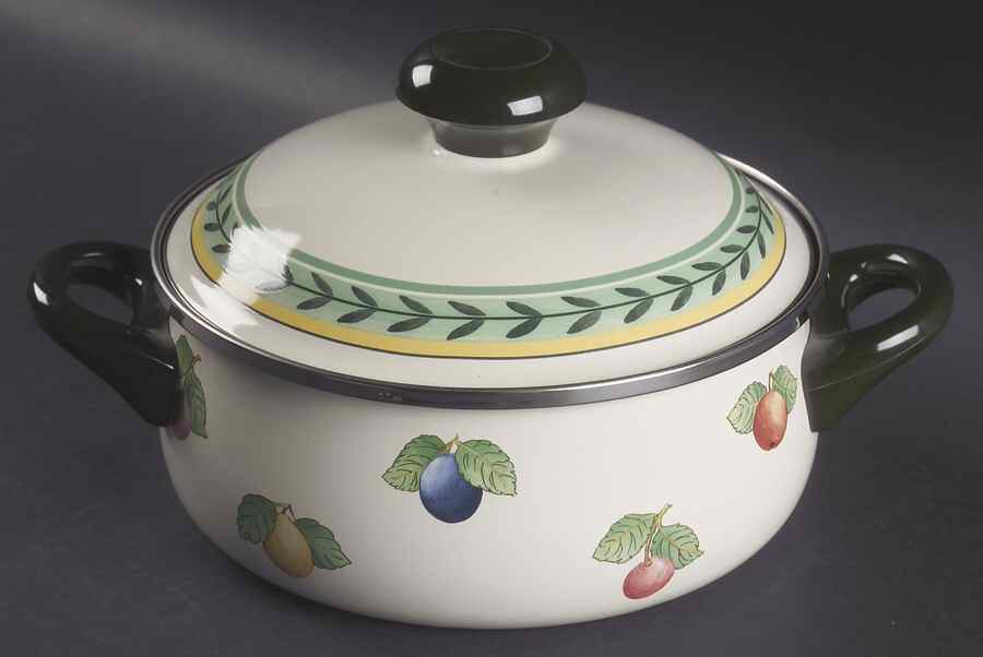 French Garden Fleurence 2.5 Quart Metal Stew Pot by Villeroy & Boch-1