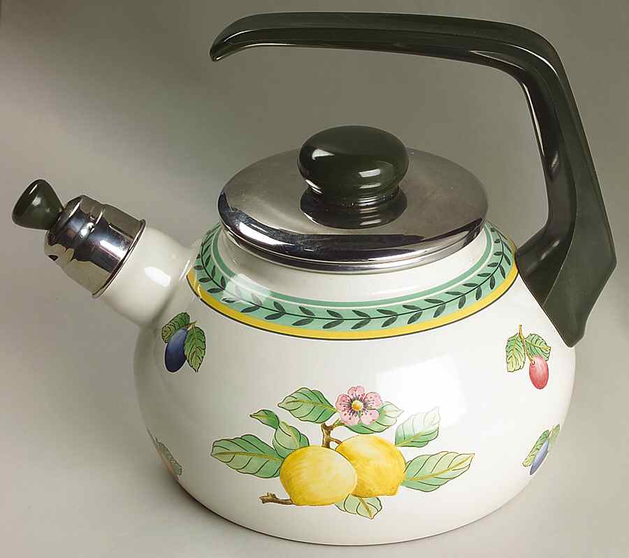 French Garden Fleurence Metal Kettle & Lid by Villeroy & Boch-1