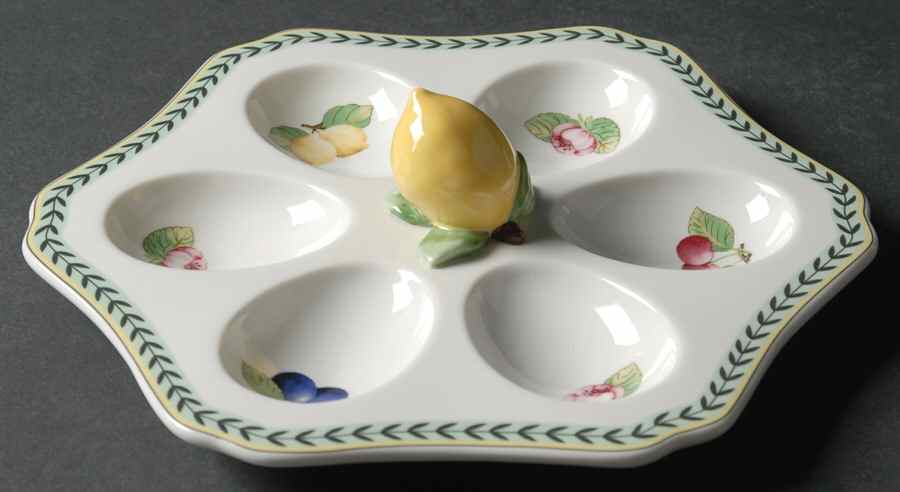 French Garden Fleurence Egg Plate (Holds 6) by Villeroy & Boch-1