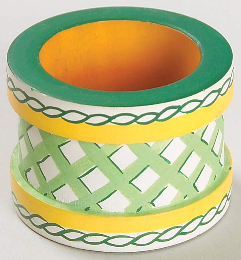 French Garden Orange Wood Napkin Ring by Villeroy & Boch-1