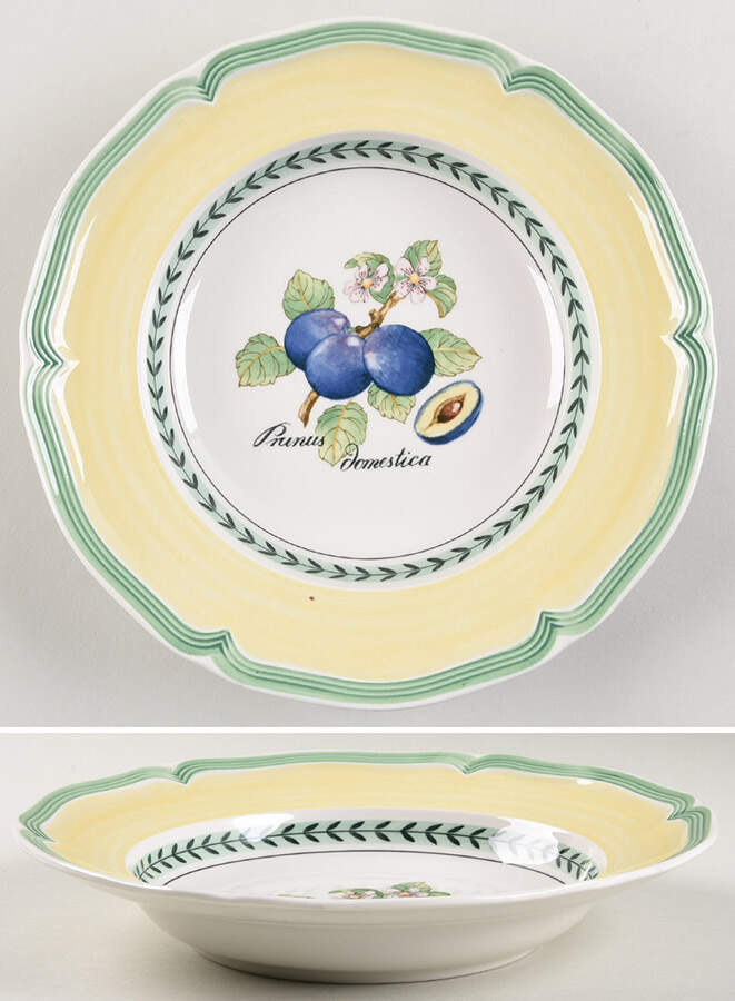 French Garden Valence Large Rim Soup Bowl by Villeroy & Boch-1