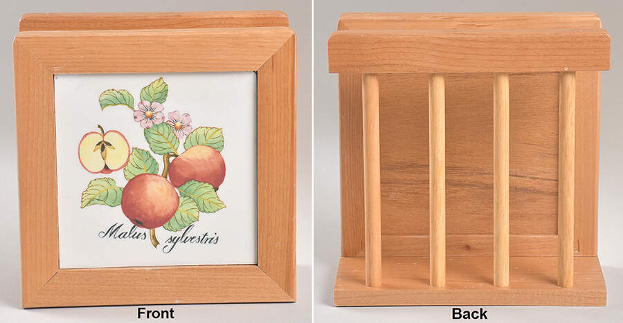 French Garden Valence 6 1/8" Natural Wood Napkin Holder  HC by Villeroy & Boch-1