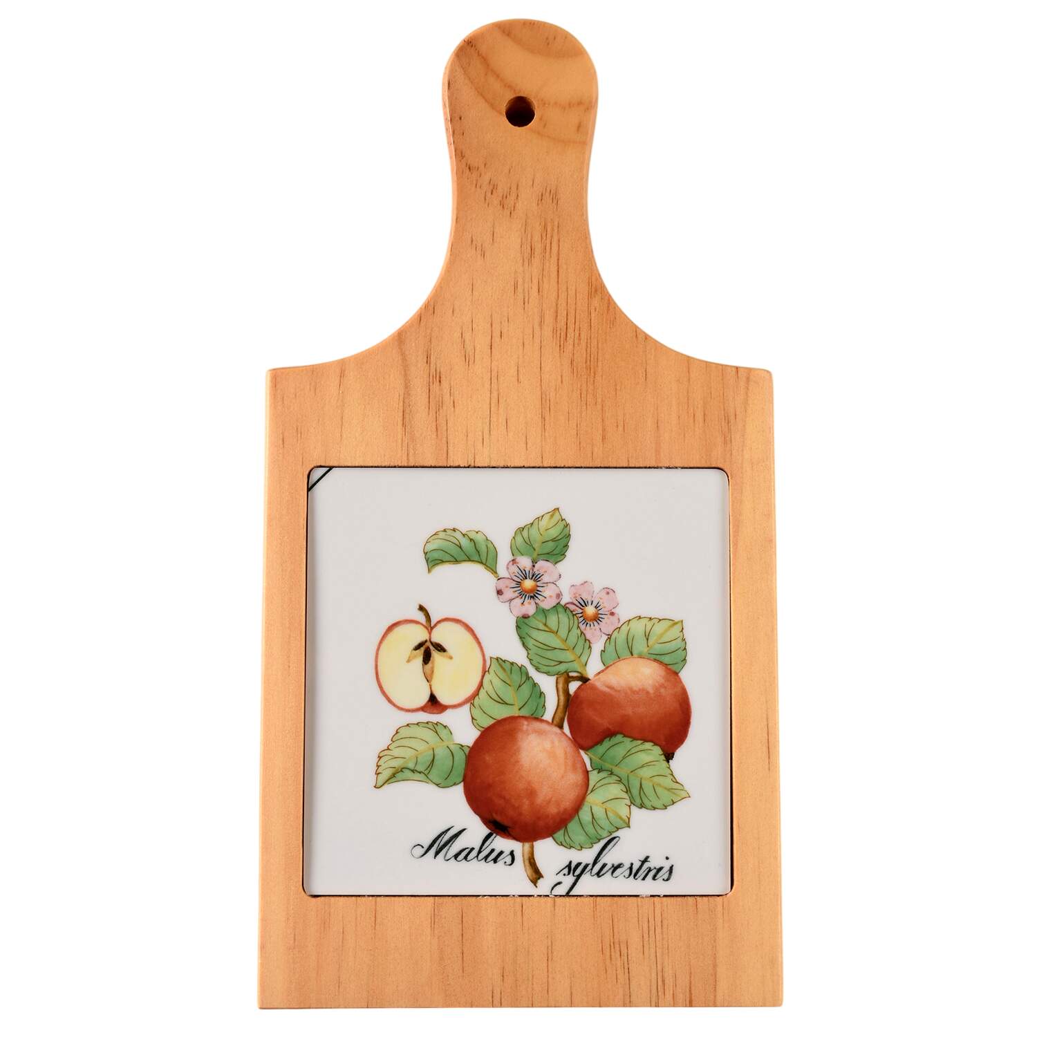 French Garden Valence 10" Natural Wood Cheese Board with Tile  HC by Villeroy & Boch-1