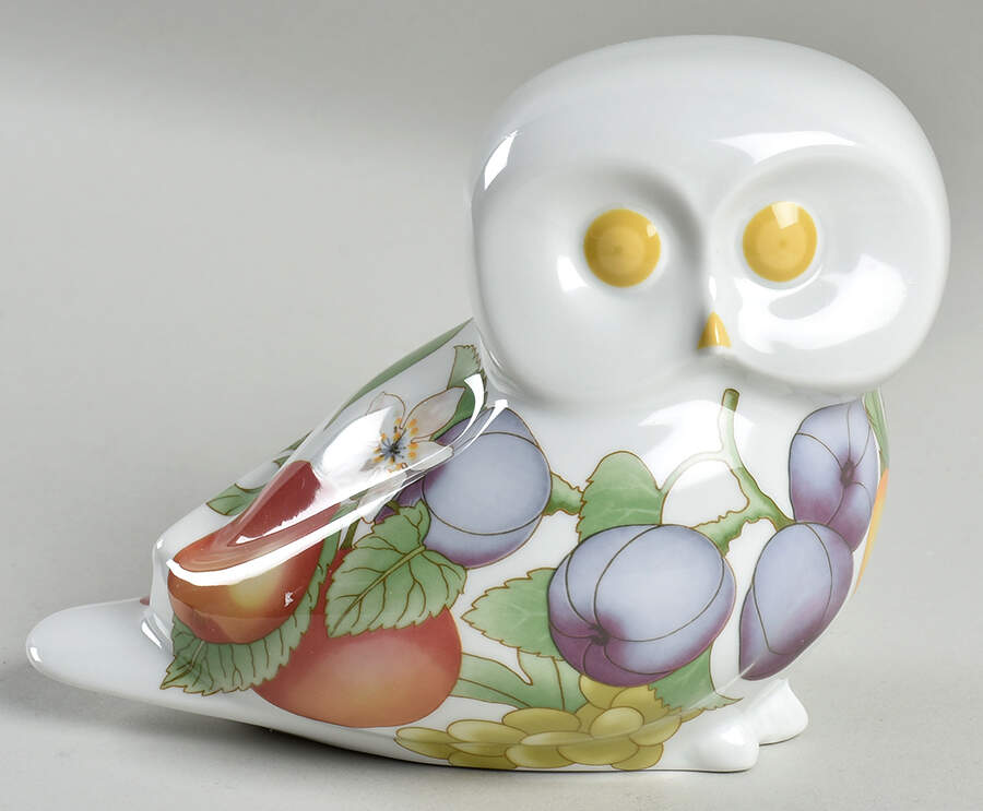 Frutteto 6" Owl Figurine by Villeroy & Boch-1