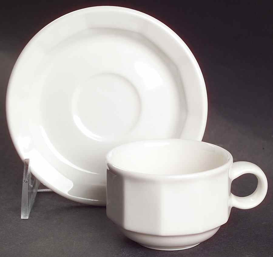 Geo Flat Demitasse Cup & Saucer Set by Villeroy & Boch-1