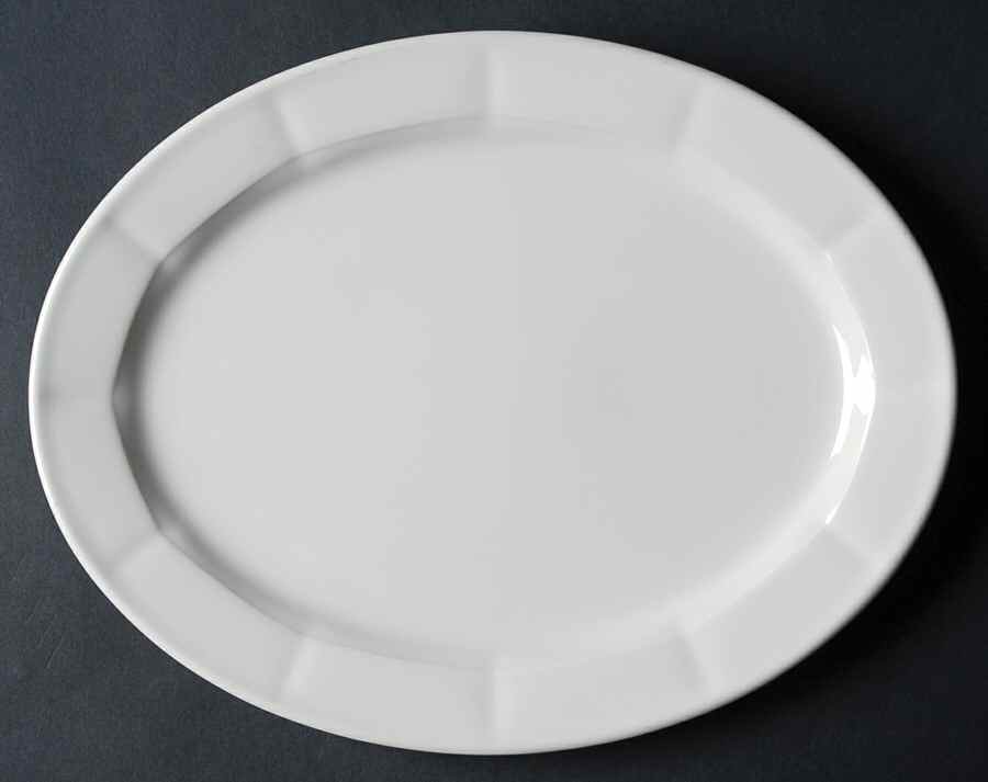 Geo 11" Oval Serving Platter by Villeroy & Boch-1