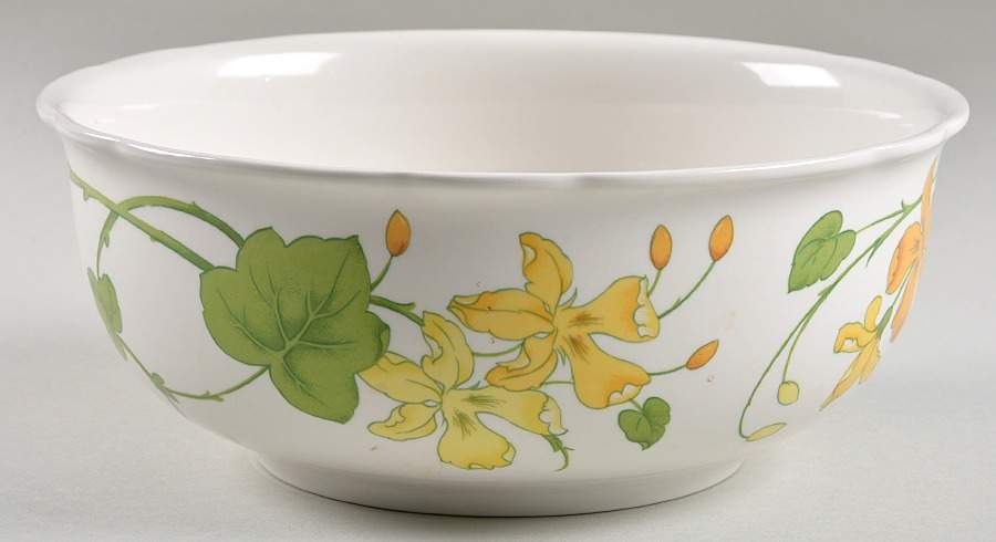 Geranium (Non Ribbed Rim) 8" Round Vegetable Bowl by Villeroy & Boch-1