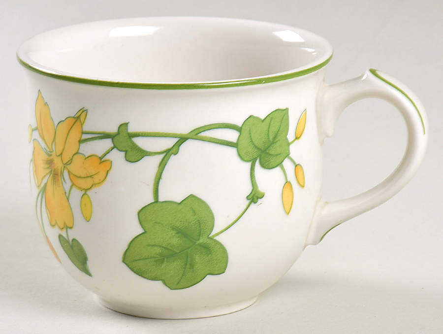 Geranium (Non Ribbed Rim) Flat Cup by Villeroy & Boch-1