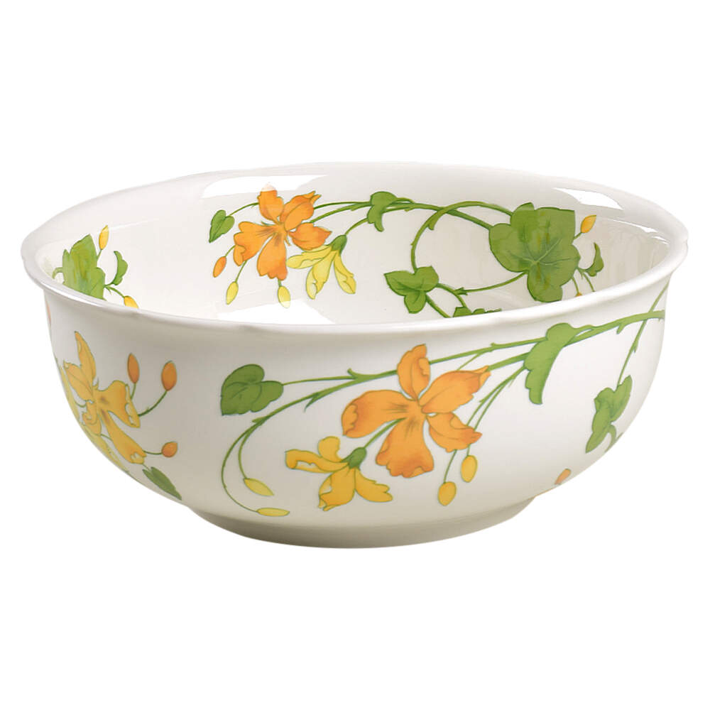 Geranium (Non Ribbed Rim) 8" Round Vegetable Bowl by Villeroy & Boch-1