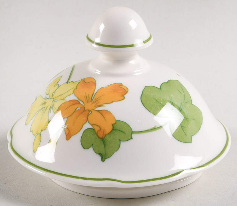 Geranium (Non Ribbed Rim) Lid for Teapot by Villeroy & Boch-1