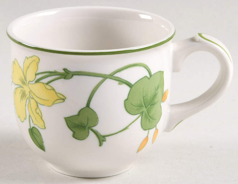 Geranium (Non Ribbed Rim) Flat Demitasse Cup by Villeroy & Boch-1