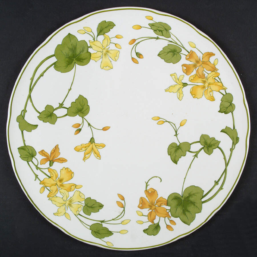 Geranium (Non Ribbed Rim) Cake Plate by Villeroy & Boch-1
