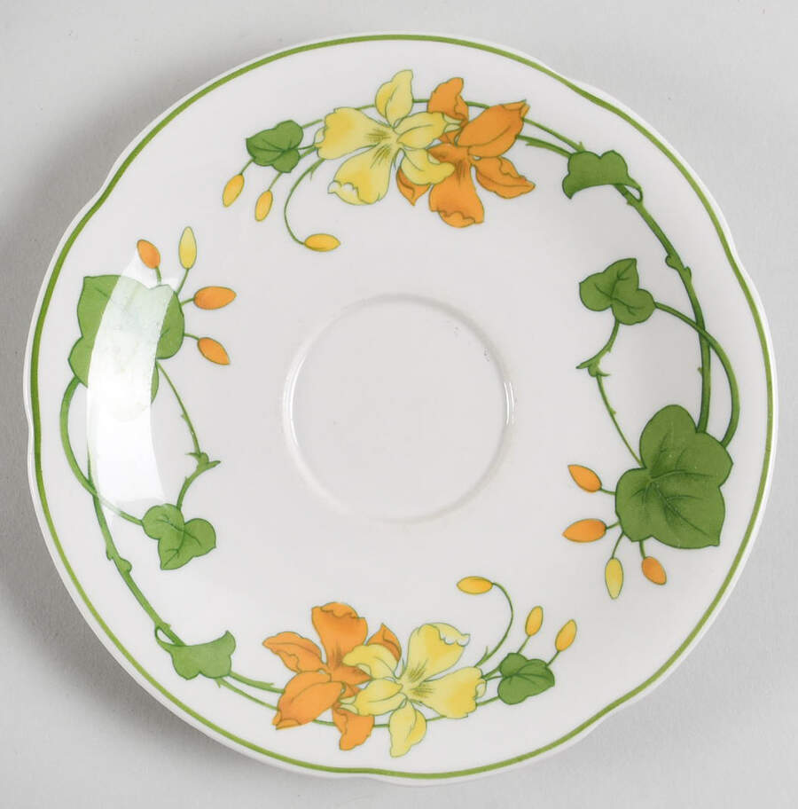 Geranium (Non Ribbed Rim) Saucer by Villeroy & Boch-1