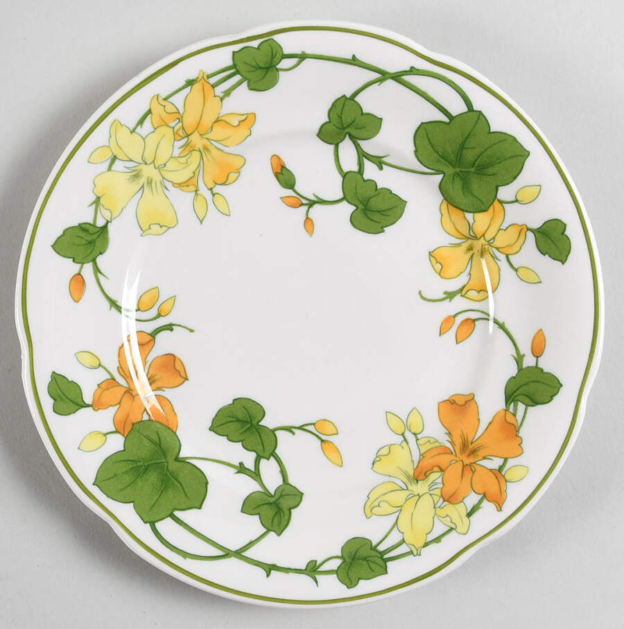 Geranium (Non Ribbed Rim) Bread & Butter Plate by Villeroy & Boch-1