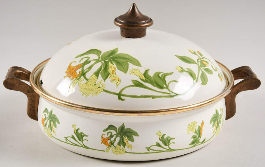Geranium (Non Ribbed Rim) 1.5 Quart Metal Covered Casserole by Villeroy & Boch-1
