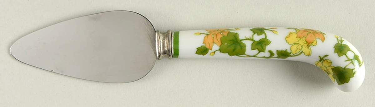 Geranium (Non Ribbed Rim) Cheese Spreader/Serving by Villeroy & Boch-1