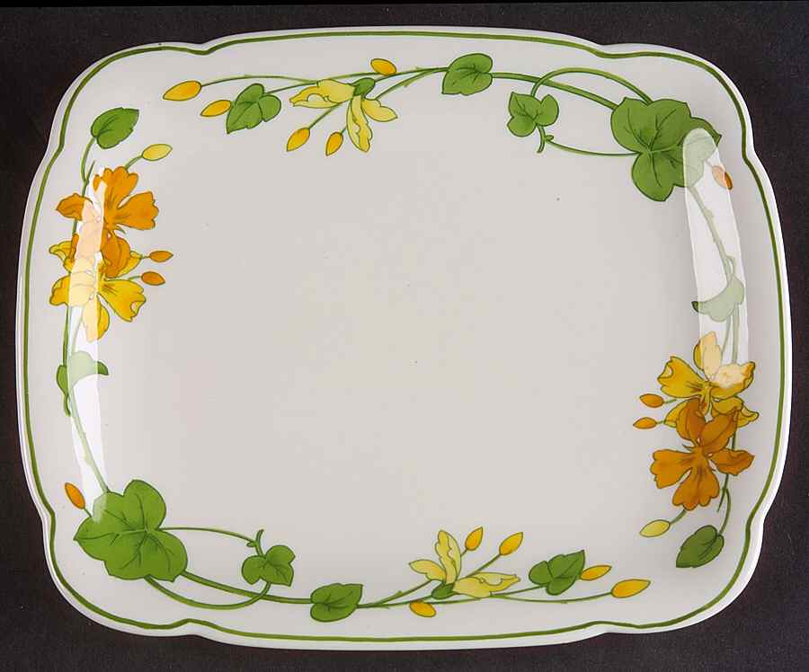 Geranium (Non Ribbed Rim) Butter Tray by Villeroy & Boch-1