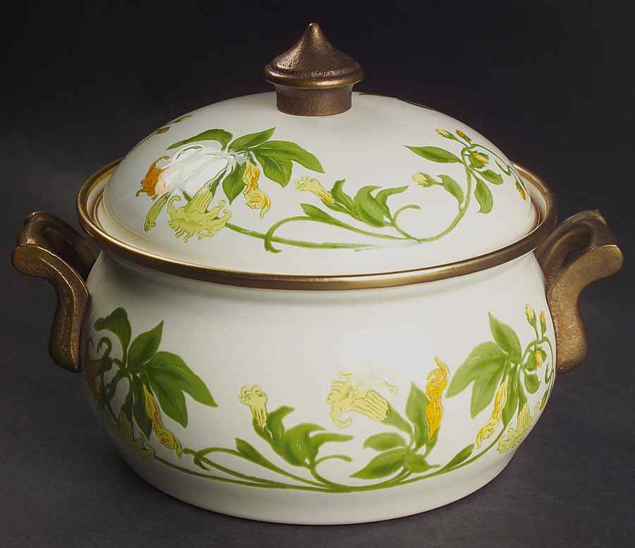 Geranium (Non Ribbed Rim) 1.5 Quart Metal Covered Casserole by Villeroy & Boch-1