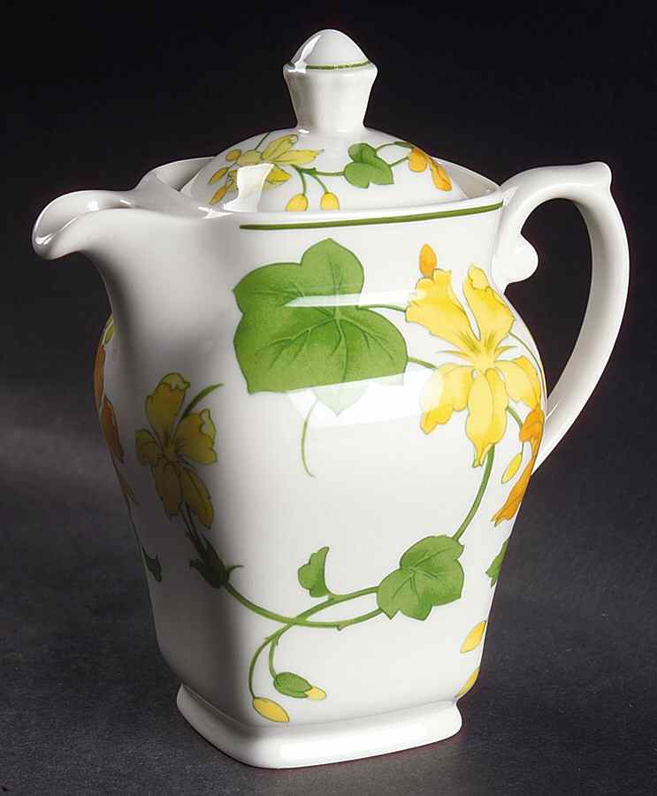 Geranium (Non Ribbed Rim) Hot Water Jug & Lid by Villeroy & Boch-1