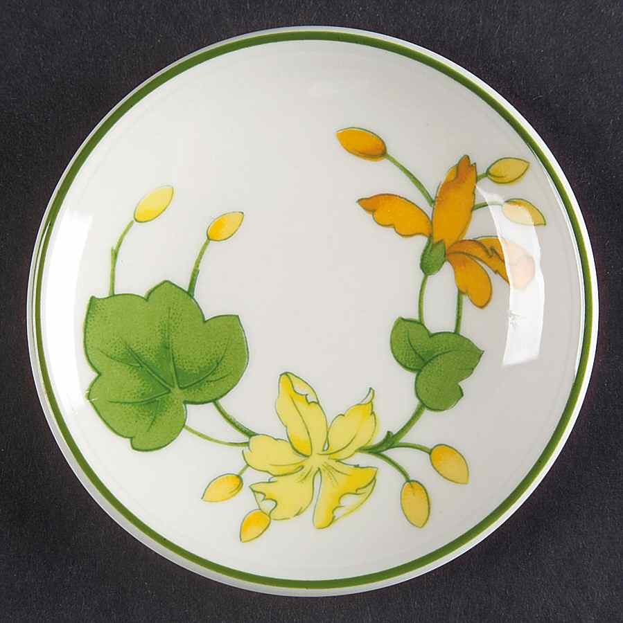 Geranium (Non Ribbed Rim) Butter Pat by Villeroy & Boch-1
