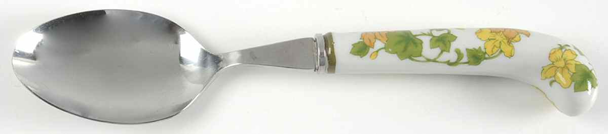 Geranium (Non Ribbed Rim) Place/Oval Soup Spoon by Villeroy & Boch-1
