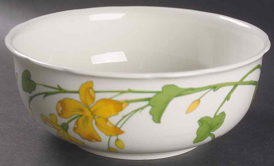 Geranium (Non Ribbed Rim) 7" Round Vegetable Bowl by Villeroy & Boch-1