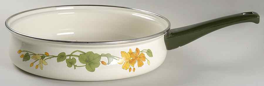 Geranium (Non Ribbed Rim) 10" Metal Skillet No Lid by Villeroy & Boch-1