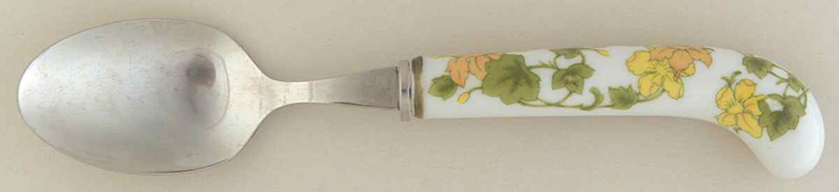 Geranium (Non Ribbed Rim) Teaspoon by Villeroy & Boch-1