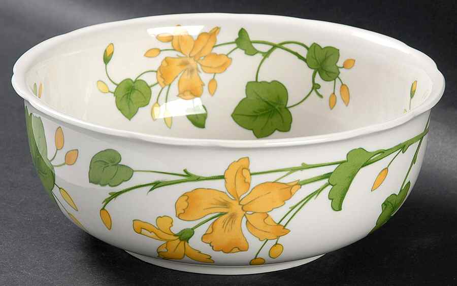 Geranium (Non Ribbed Rim) 7" Round Vegetable Bowl by Villeroy & Boch-1