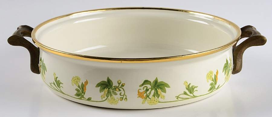 Geranium (Non Ribbed Rim) 2.5 Qt Metal Casserole No Lid by Villeroy & Boch-1