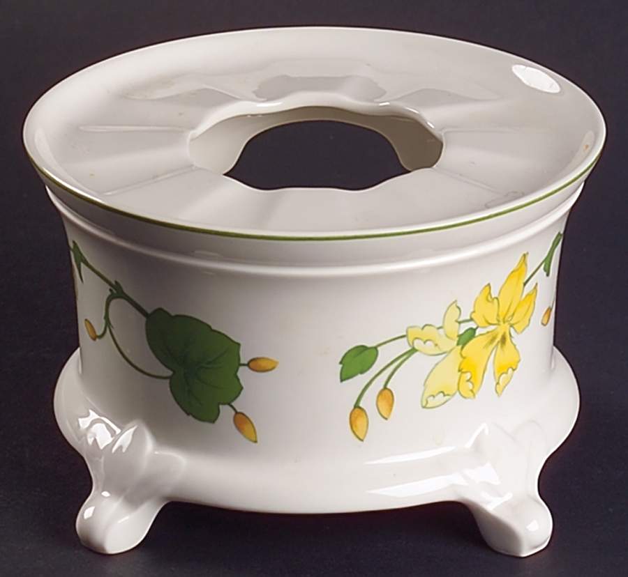 Geranium (Ribbed Rim) China Warmer Stand by Villeroy & Boch-1