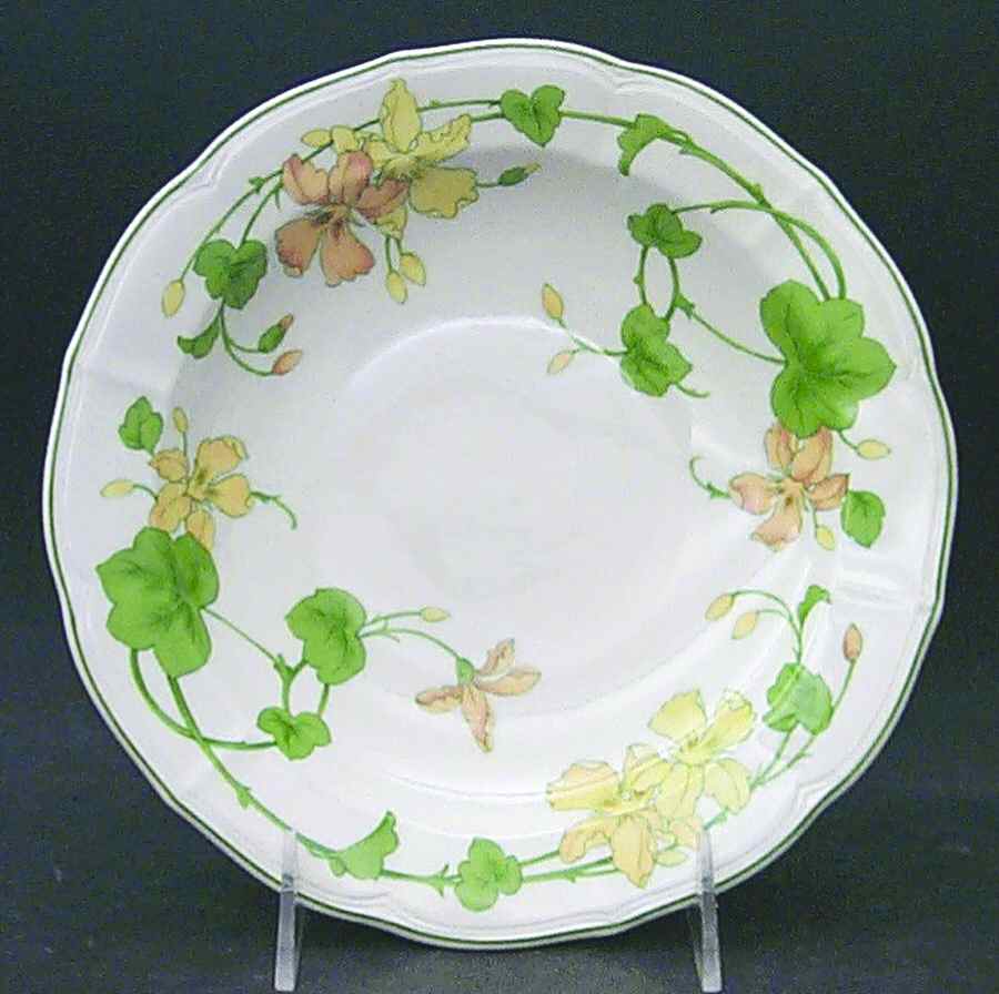 Geranium (Ribbed Rim) Rim Soup Bowl by Villeroy & Boch-1