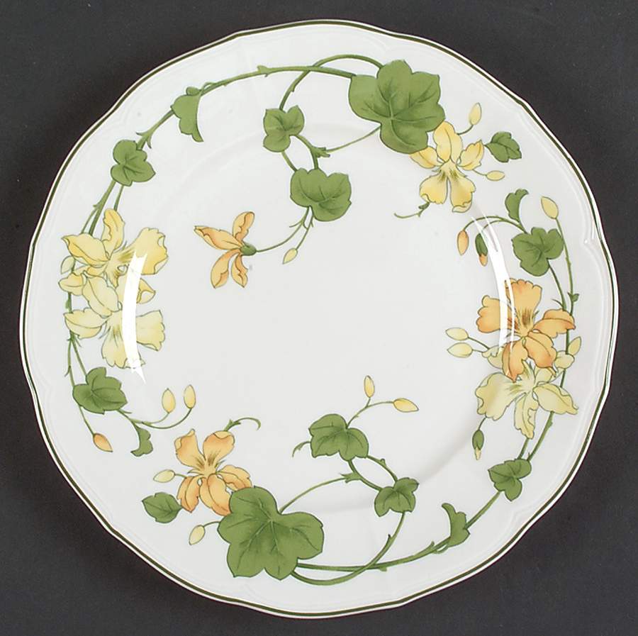 Geranium (Ribbed Rim) Salad Plate by Villeroy & Boch-1