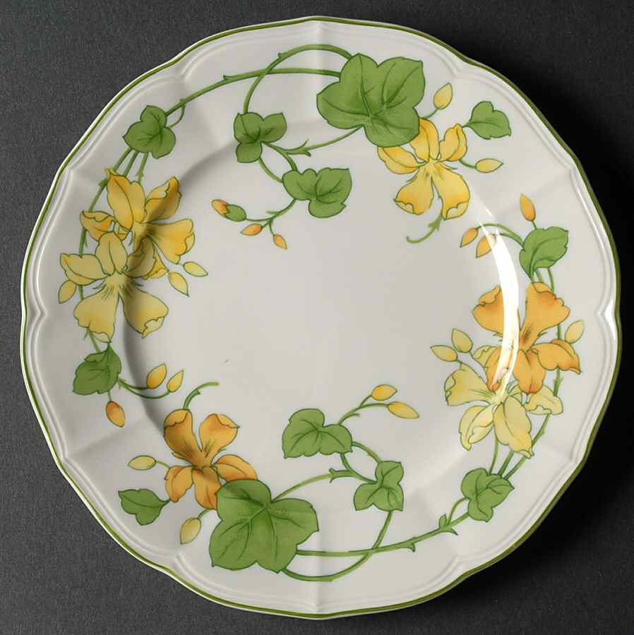 Geranium (Ribbed Rim) Bread & Butter Plate by Villeroy & Boch-1