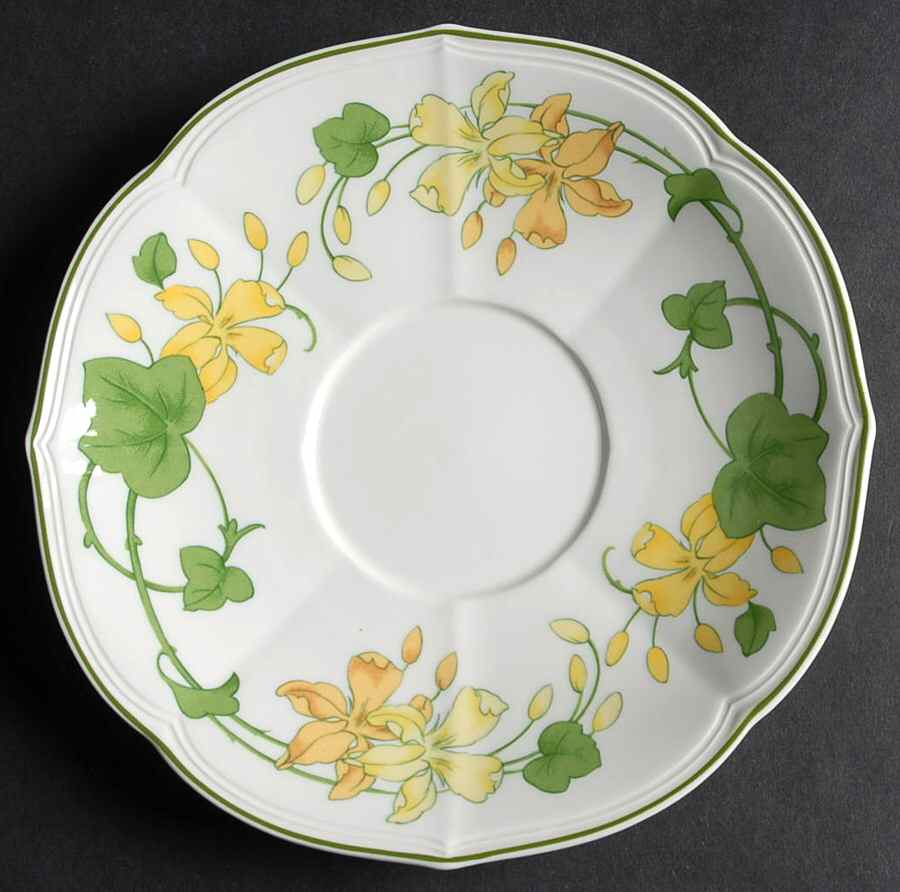 Geranium (Ribbed Rim) Saucer for Cream Soup Bowl by Villeroy & Boch-1