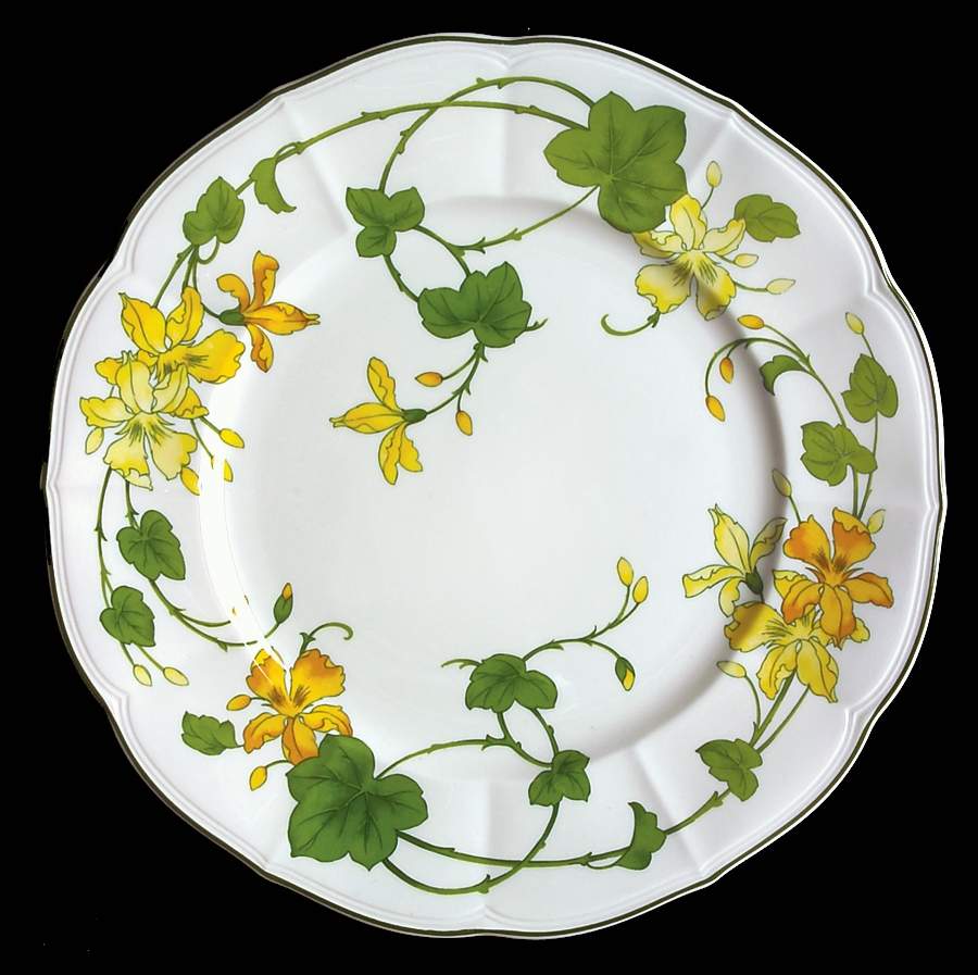 Geranium (Ribbed Rim) Dinner Plate by Villeroy & Boch-1