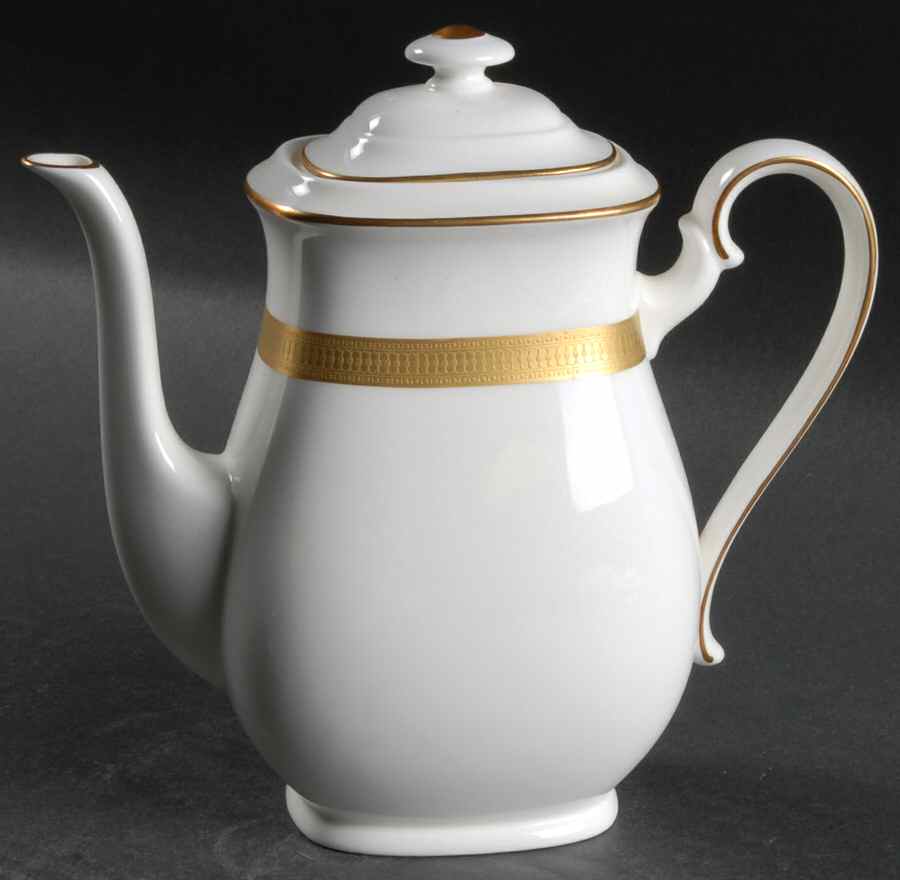 Gold Brocade Mini Coffee Pot & Lid by Villeroy & Boch-1