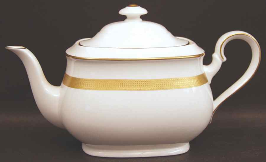 Gold Brocade Teapot & Lid by Villeroy & Boch-1