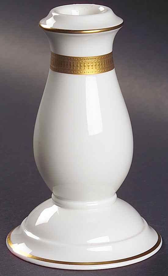 Gold Brocade 5" Candlestick by Villeroy & Boch-1