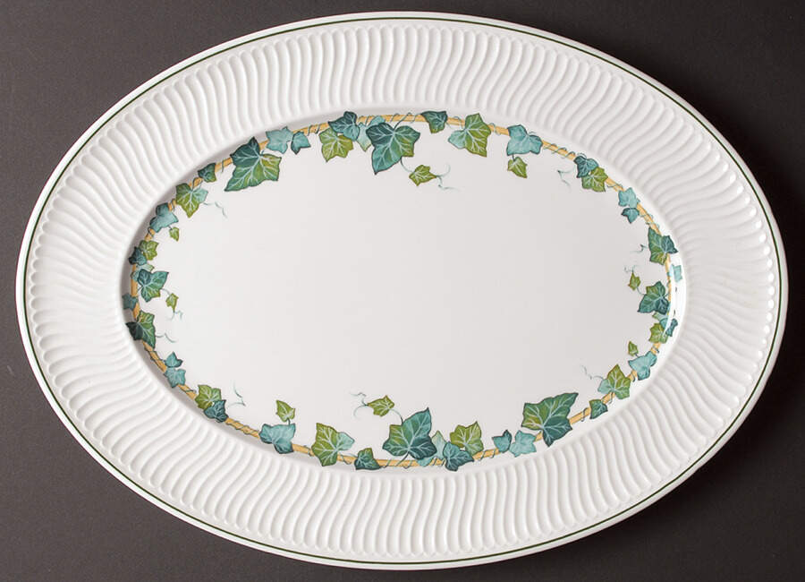 Green Park 14" Oval Serving Platter by Villeroy & Boch-1