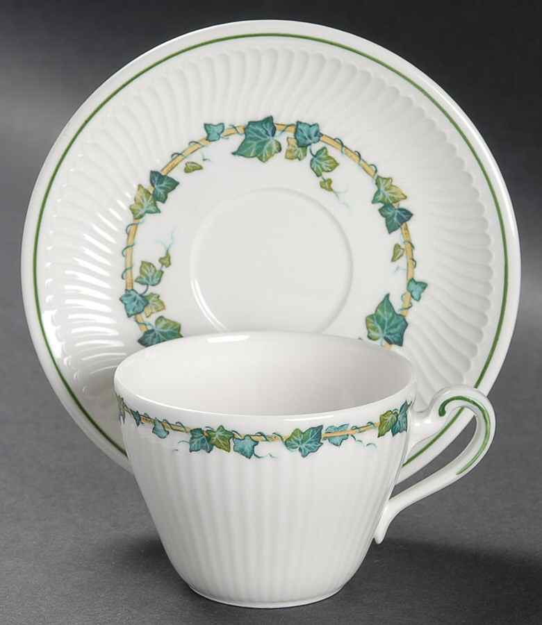 Green Park Flat Demitasse Cup & Saucer Set by Villeroy & Boch-1