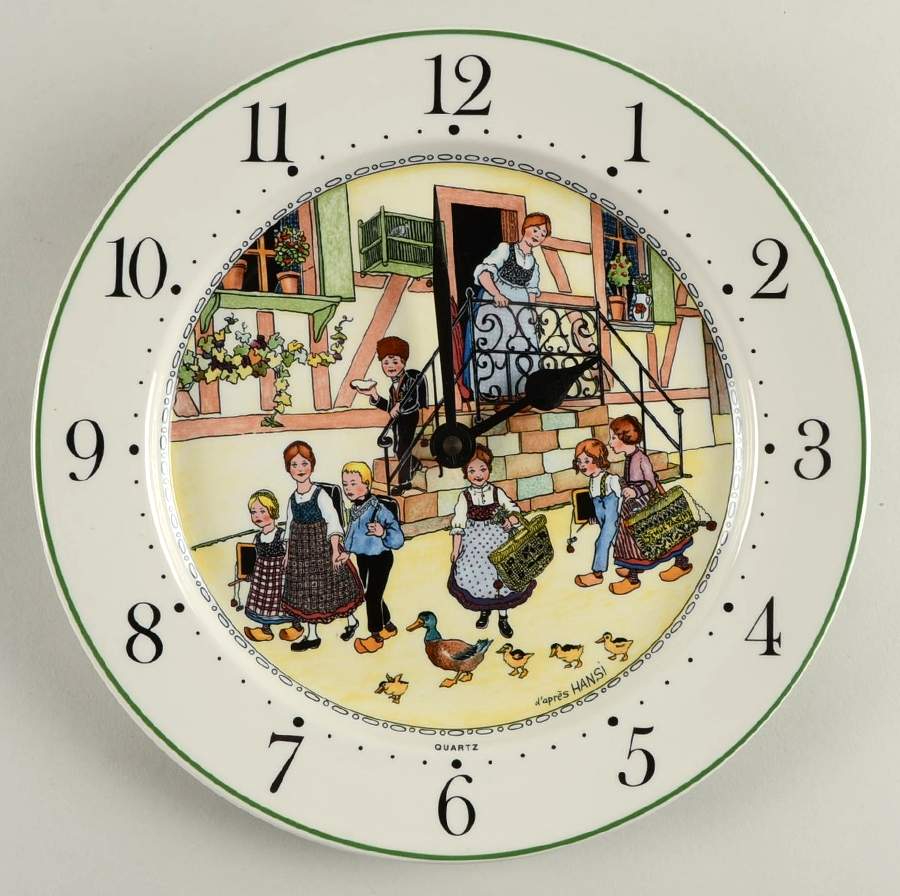Hansi D'Alsace Clock Plate by Villeroy & Boch-1
